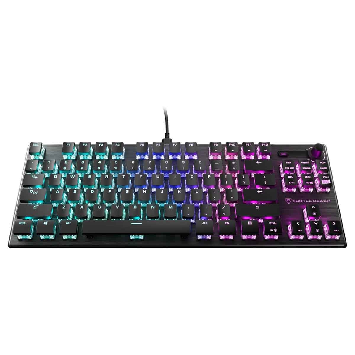Turtle Beach Black Vulcan TKL AIMO Linear Gaming Keyboard