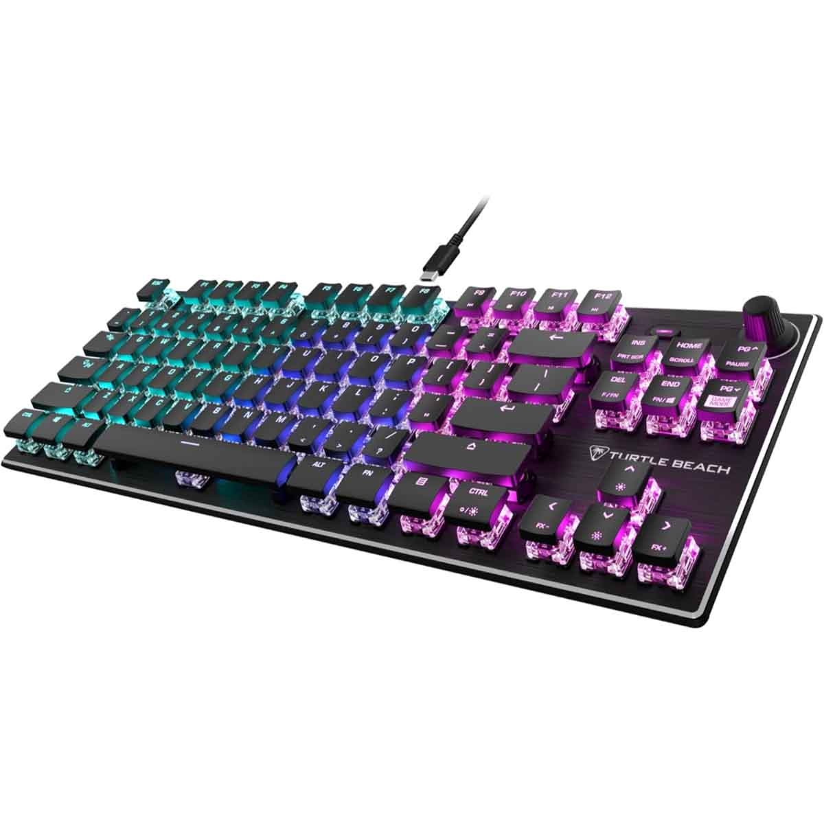 Turtle Beach Black Vulcan TKL AIMO Linear Gaming Keyboard