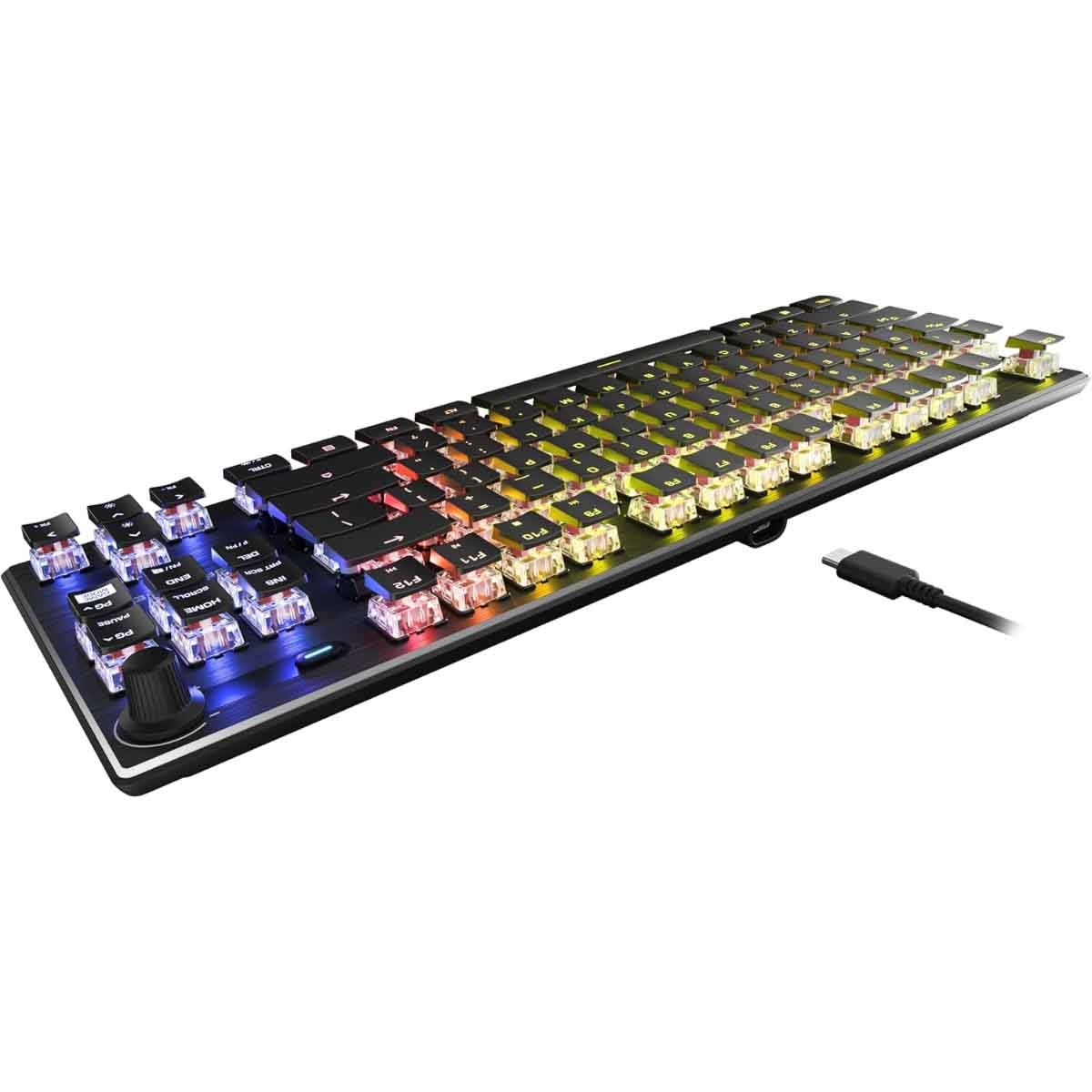 Turtle Beach Black Vulcan TKL AIMO Linear Gaming Keyboard