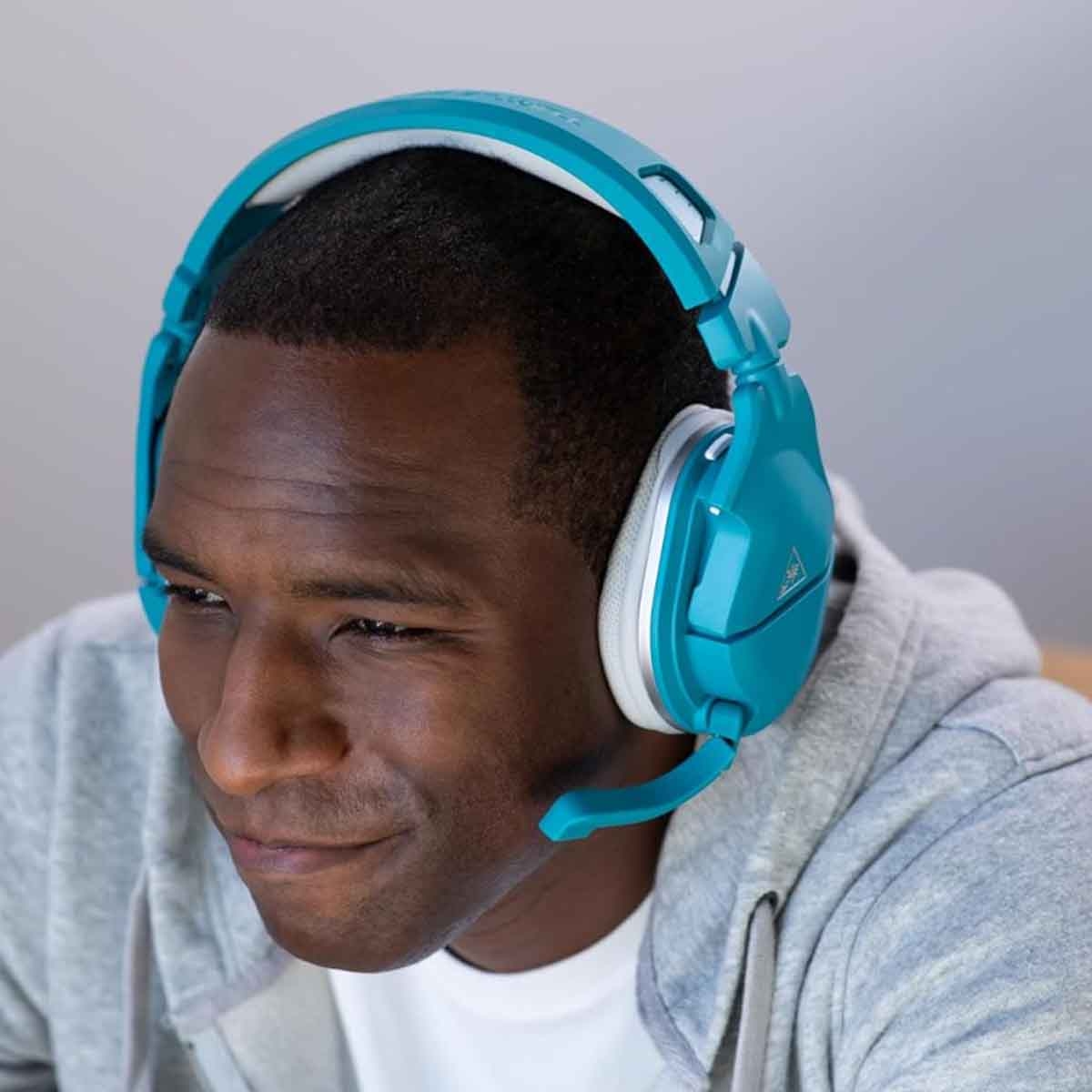 تيرتل بيتش تركوازي 600 جين-2 ماكس سماعة ألعاب لاسلكية