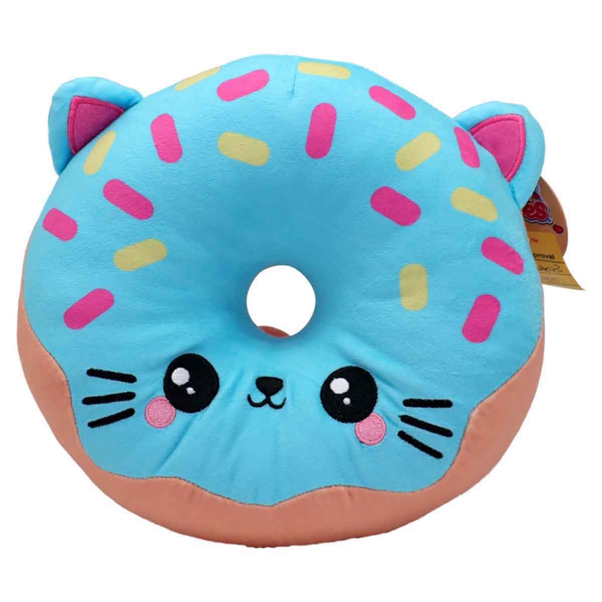 Tutti Cutie 12" Donut Kitty Soft & Cuddly Stuffed Animal Plush Unisex, 3-4 Years