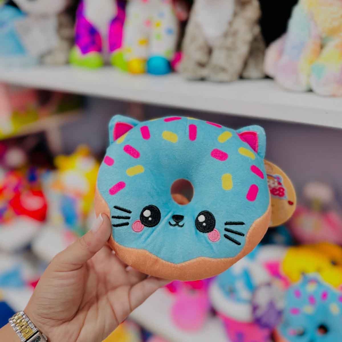 توتي كيوتي دمية محشوة ناعمة دونات كيتي 12 إنش للجنسين، من عمر 3-4 سنوات