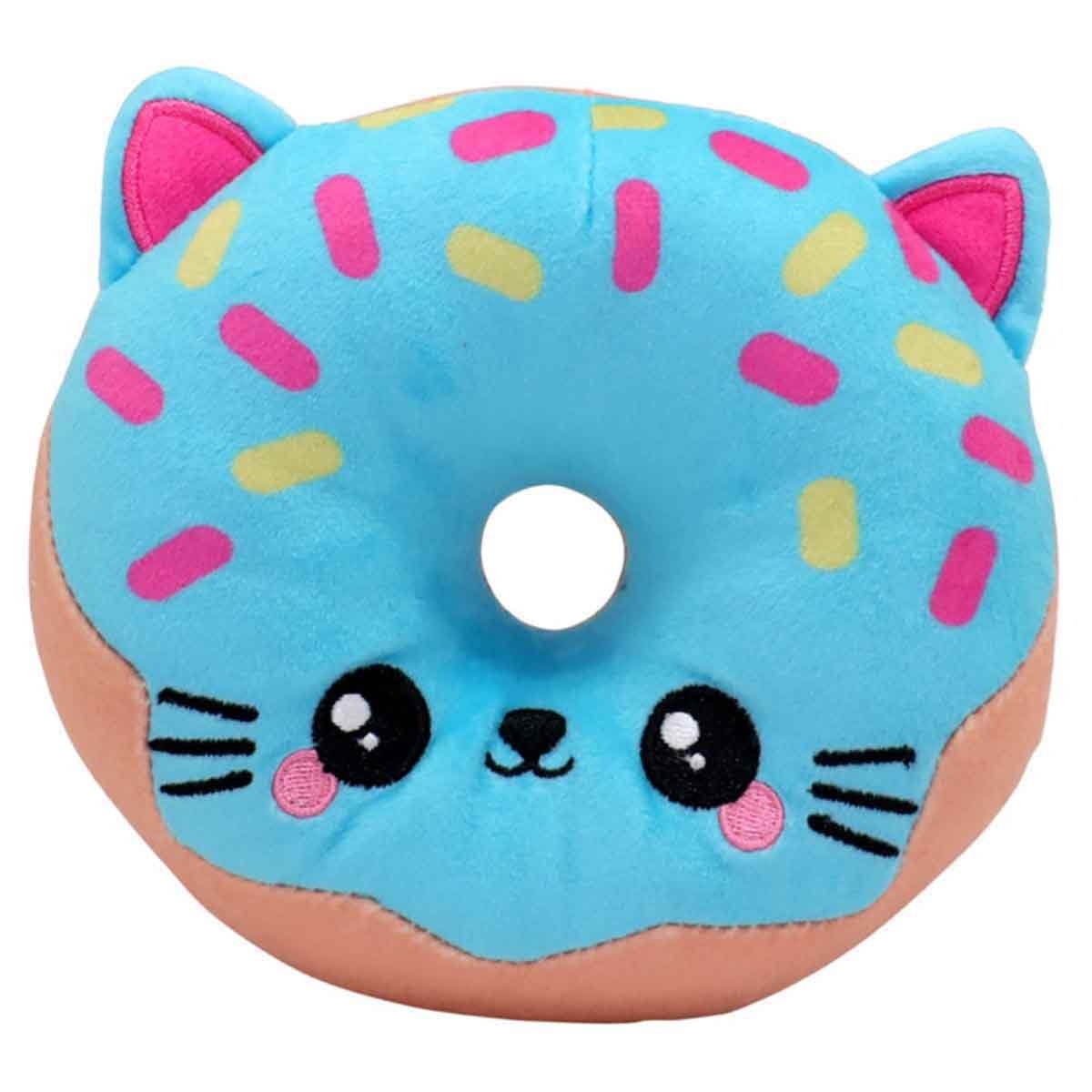 Tutti Cutie 7" Donut Kitty Soft & Cuddly Stuffed Animal Plush Unisex, 3-4 Years