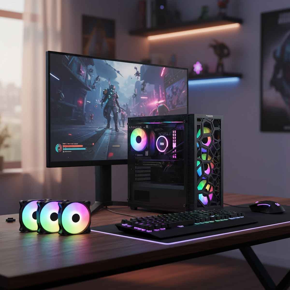 Twisted Minds Black 03 Spider Mid-Tower Gaming PC Case