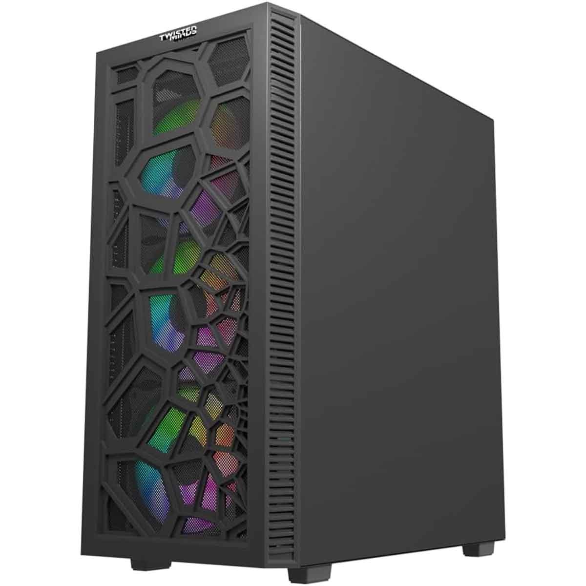 Twisted Minds Black 03 Spider Mid-Tower Gaming PC Case