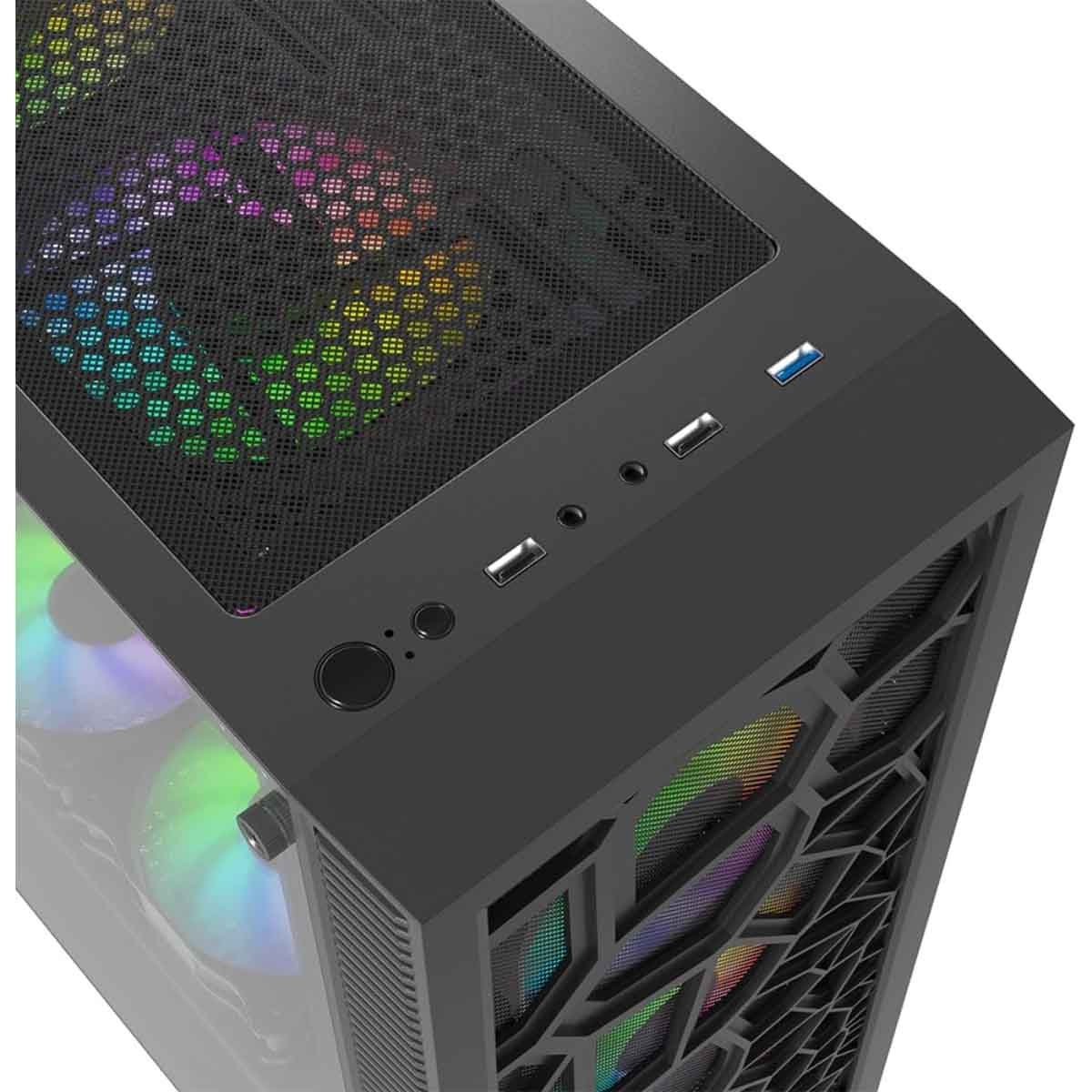 Twisted Minds Black 03 Spider Mid-Tower Gaming PC Case