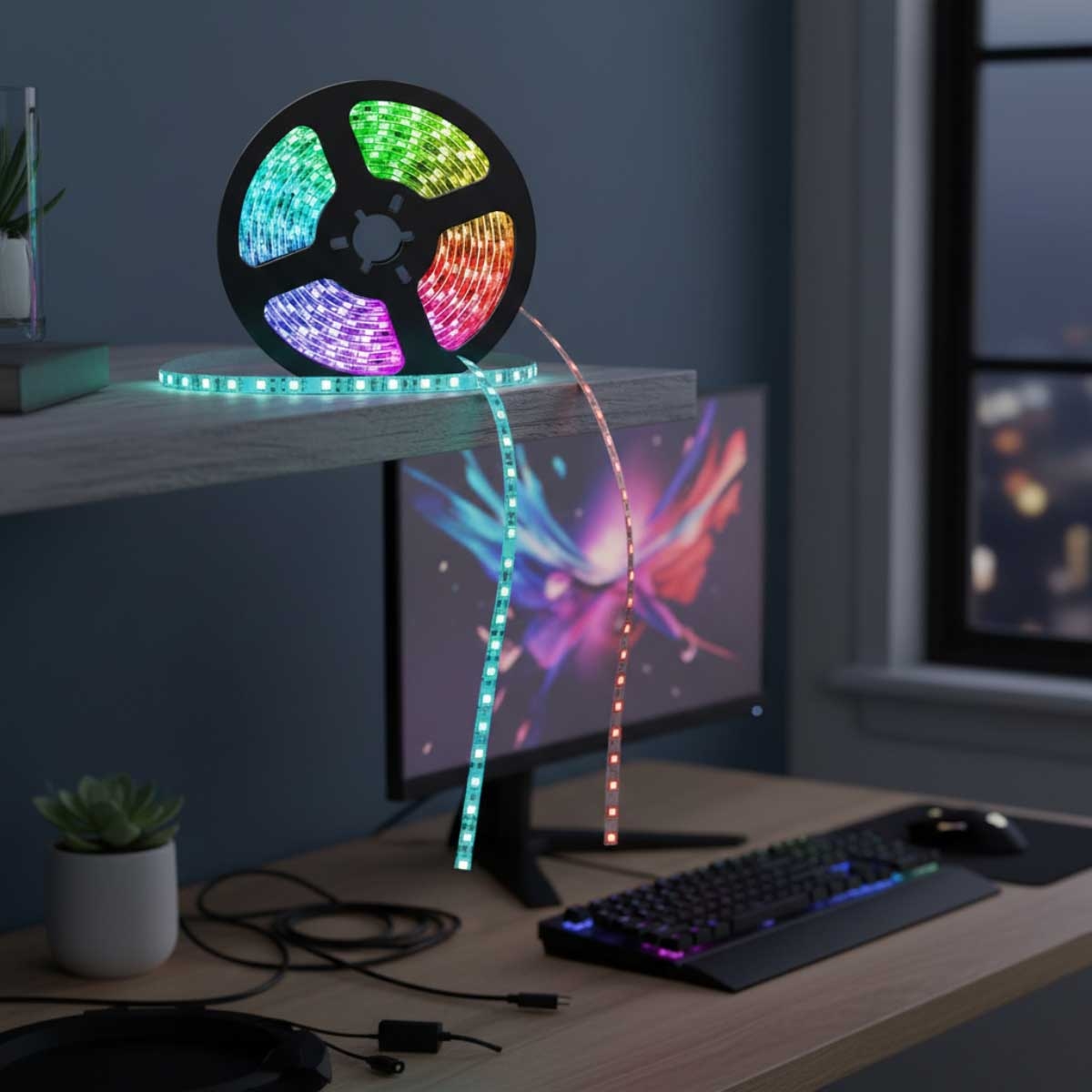 Twisted Minds Wi-Fi RGB LED Monitor & TV Strip Light