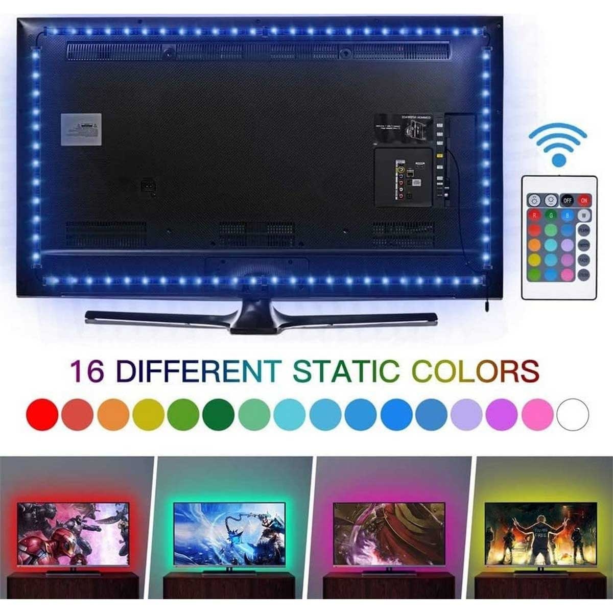 Twisted Minds Wi-Fi RGB LED Monitor & TV Strip Light