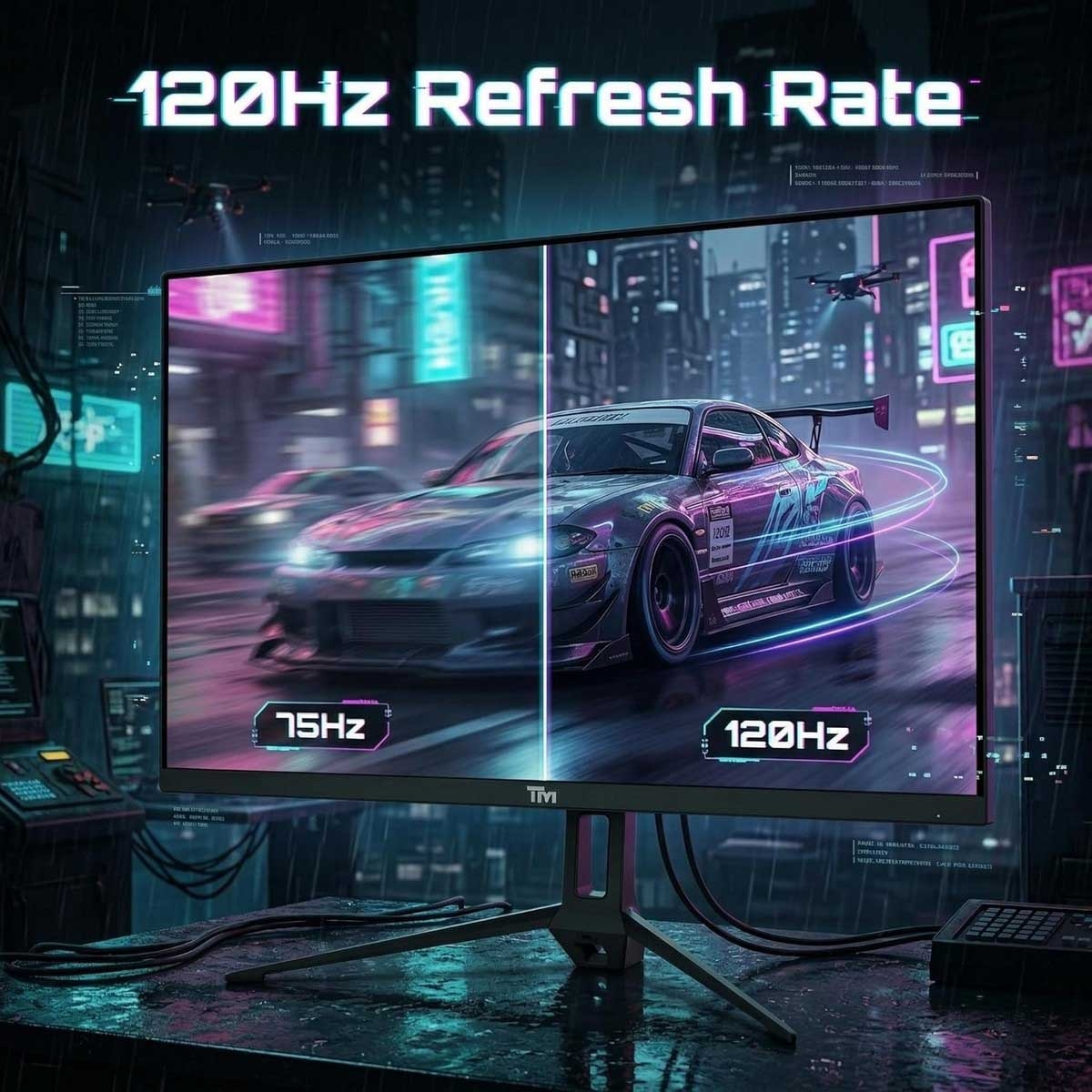 Twisted Minds TM22FHD120IPS Eco Series FHD 120Hz 1ms IPS Gaming Monitor