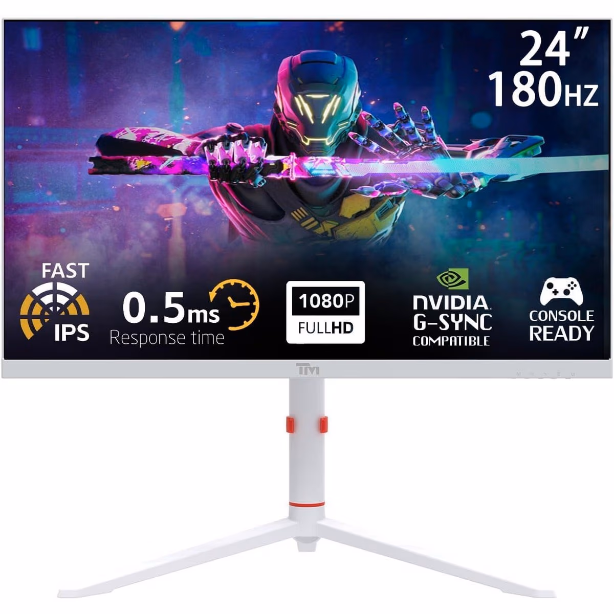 تويستد مايندز شاشة ألعاب TMA24FHD180IPS مقاس 24 بوصة بدقة FHD وتردد 180Hz وزمن استجابة 0.5ms ولوحة IPS