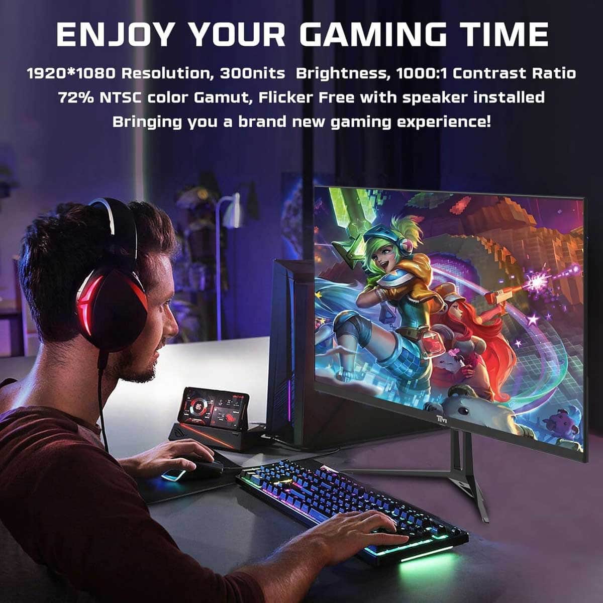 Twisted Minds TM24FHD100IPS FHD 100Hz 1ms IPS Gaming Monitor