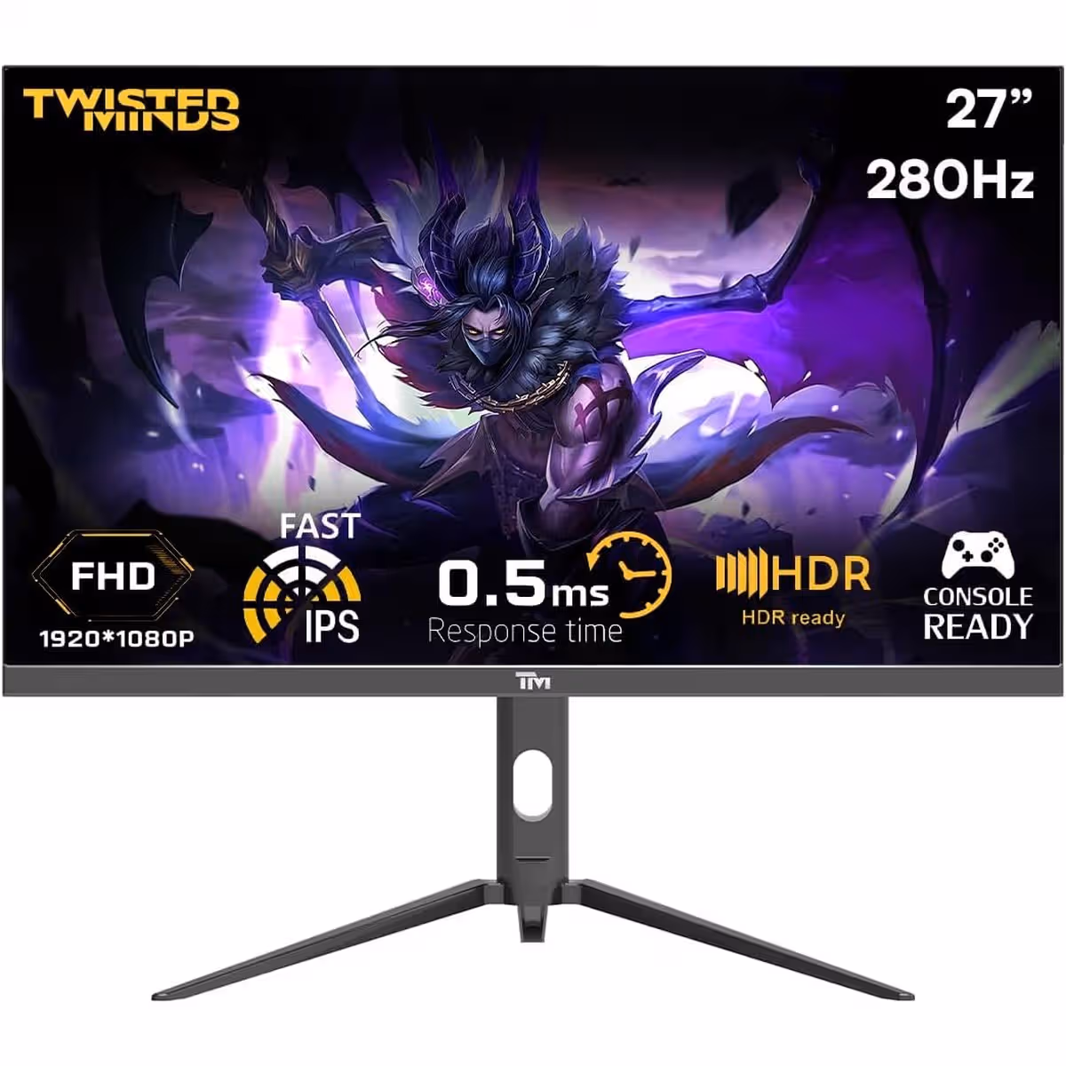 Twisted Minds 27" TM27FHD280IPS Supreme Series FHD 280Hz 0.5ms Fast IPS Gaming Monitor
