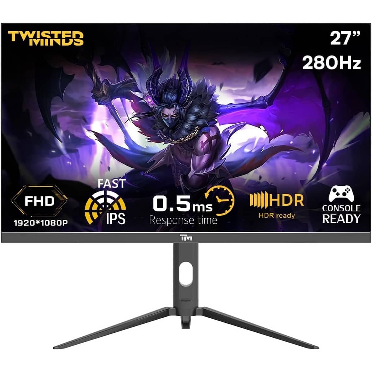 Twisted Minds 27" TM27FHD280IPS Supreme Series FHD 280Hz 0.5ms Fast IPS Gaming Monitor