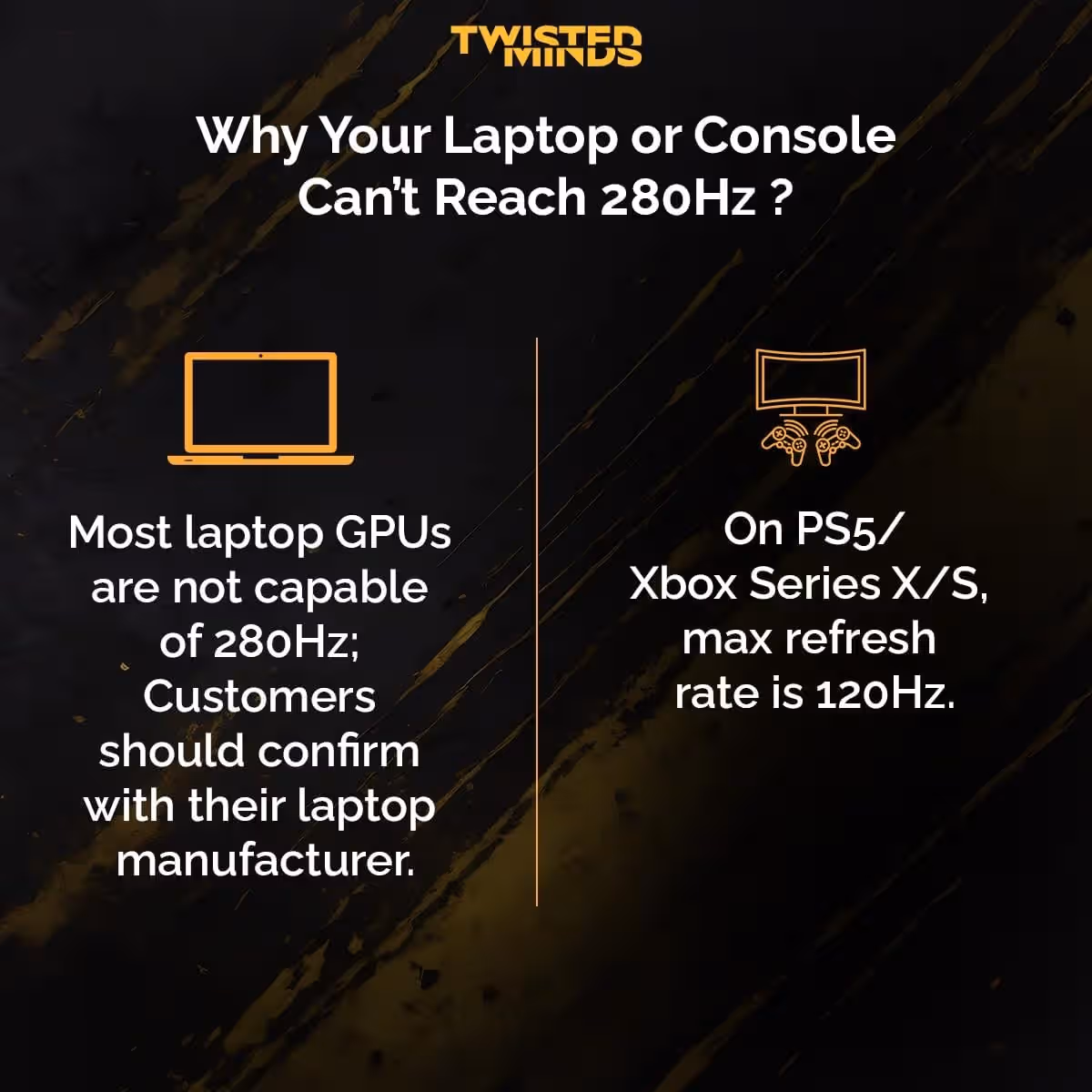 Twisted Minds 27" TM27FHD280IPS Supreme Series FHD 280Hz 0.5ms Fast IPS Gaming Monitor