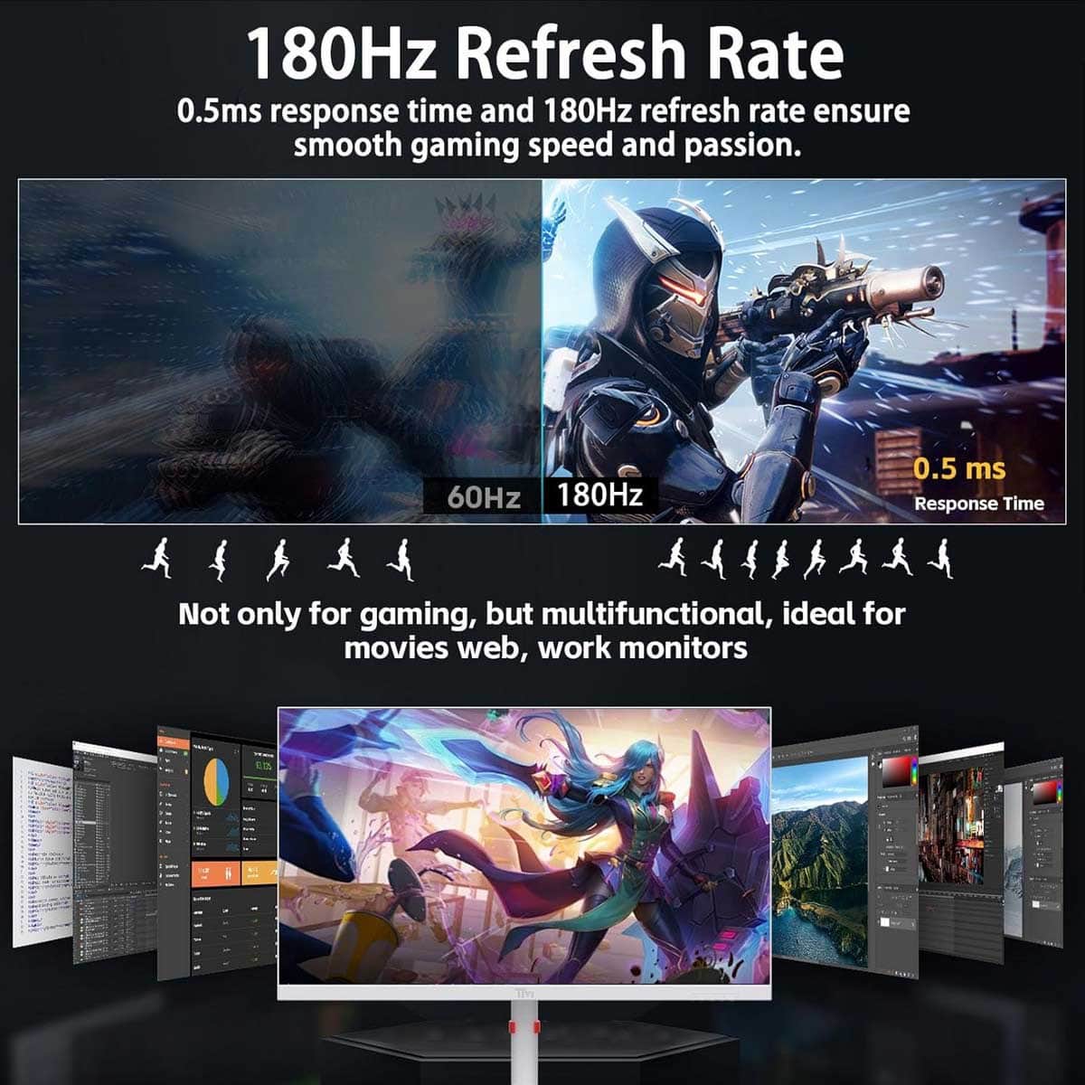 Twisted Minds 27" TMA27FHD180IPS FHD 180Hz 0.5ms IPS Gaming Monitor