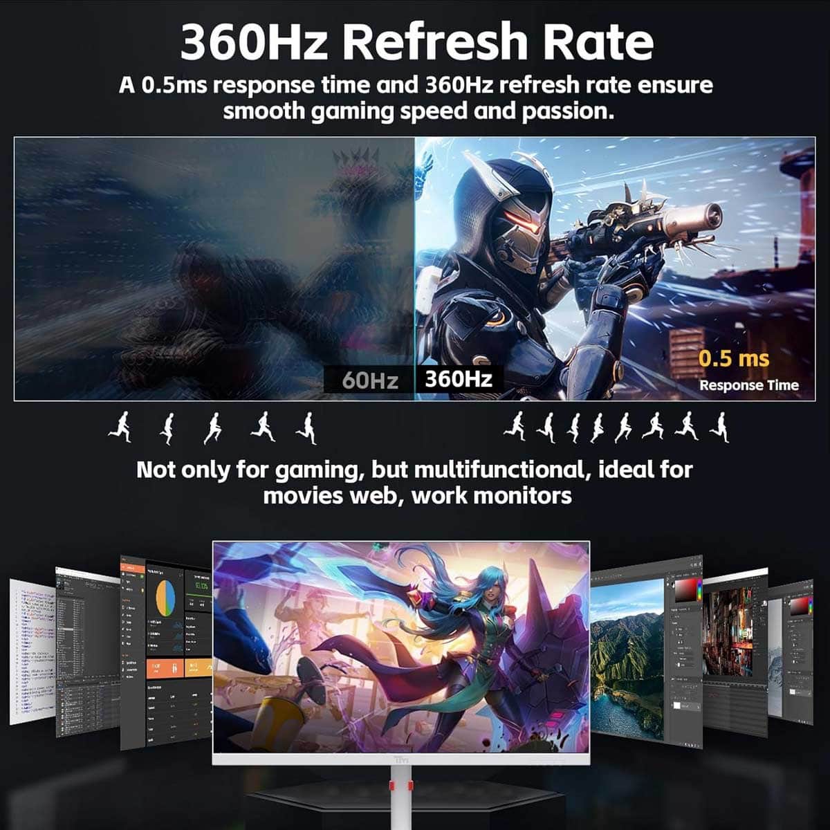 Twisted Minds 27" TMA27FHD360IPS FHD 360Hz 0.5ms IPS Gaming Monitor