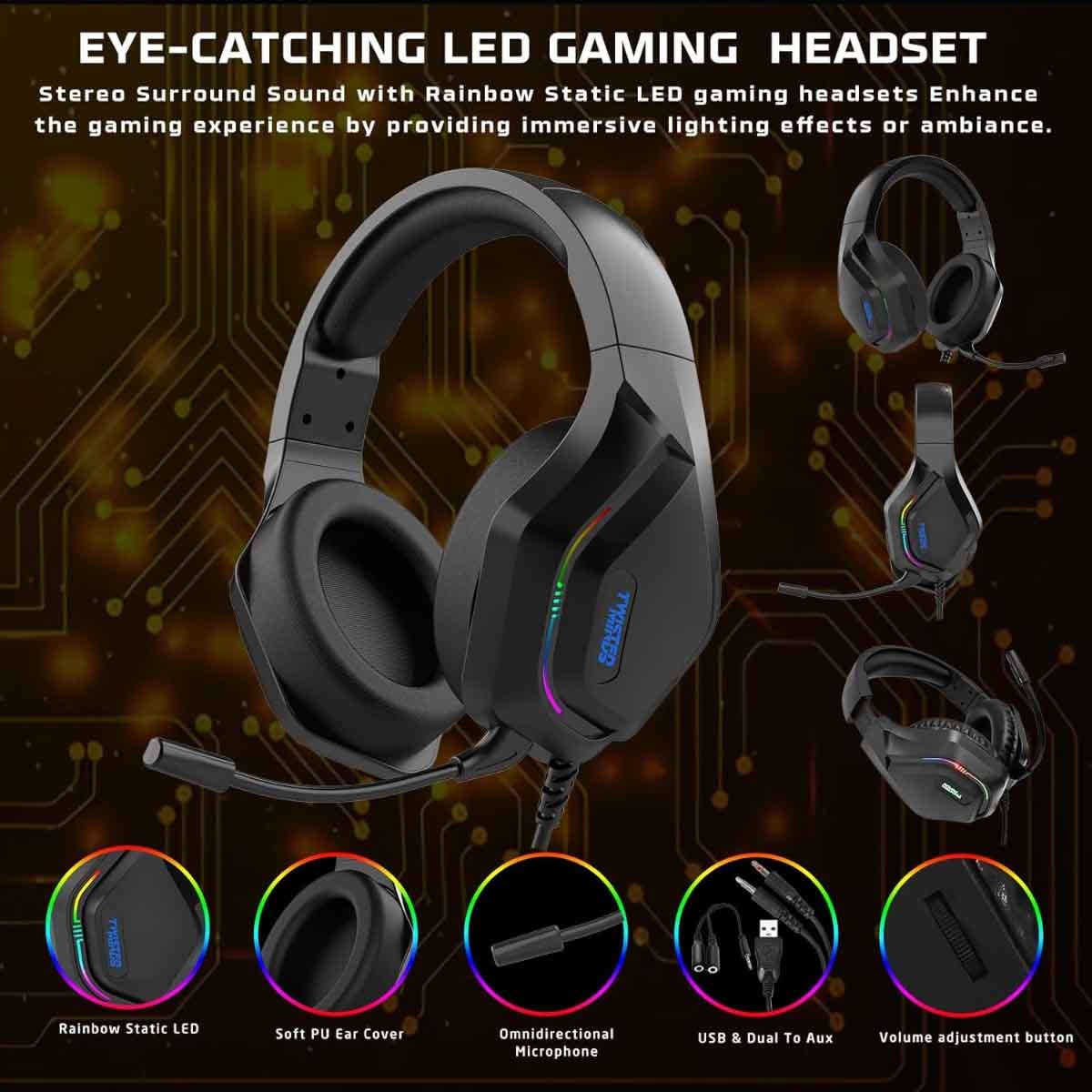 Twisted Minds TM-FUSION-XI 4-in-1 Wired Gaming Bundle