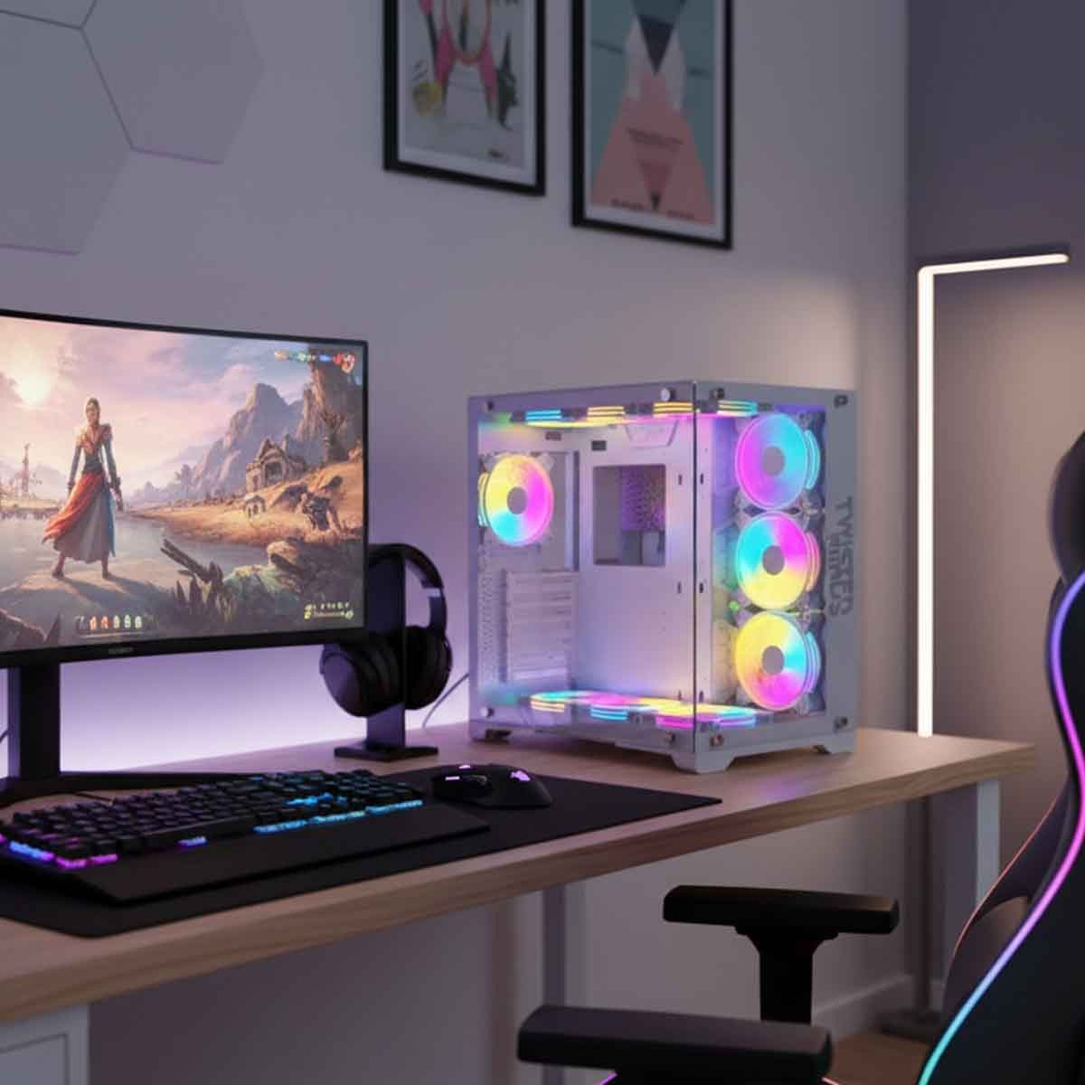 تويستد مايندز بولِت أسود كيس كمبيوتر ألعاب متوسط الحجم