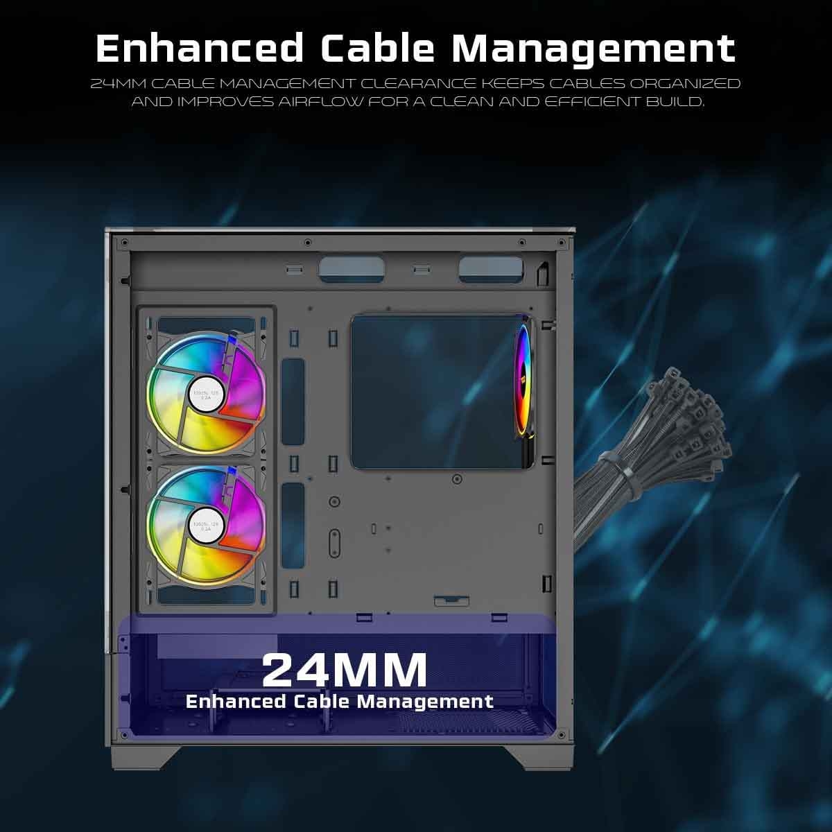 تويستد مايندز دارك بالس أسود كيس كمبيوتر ألعاب متوسط الحجم