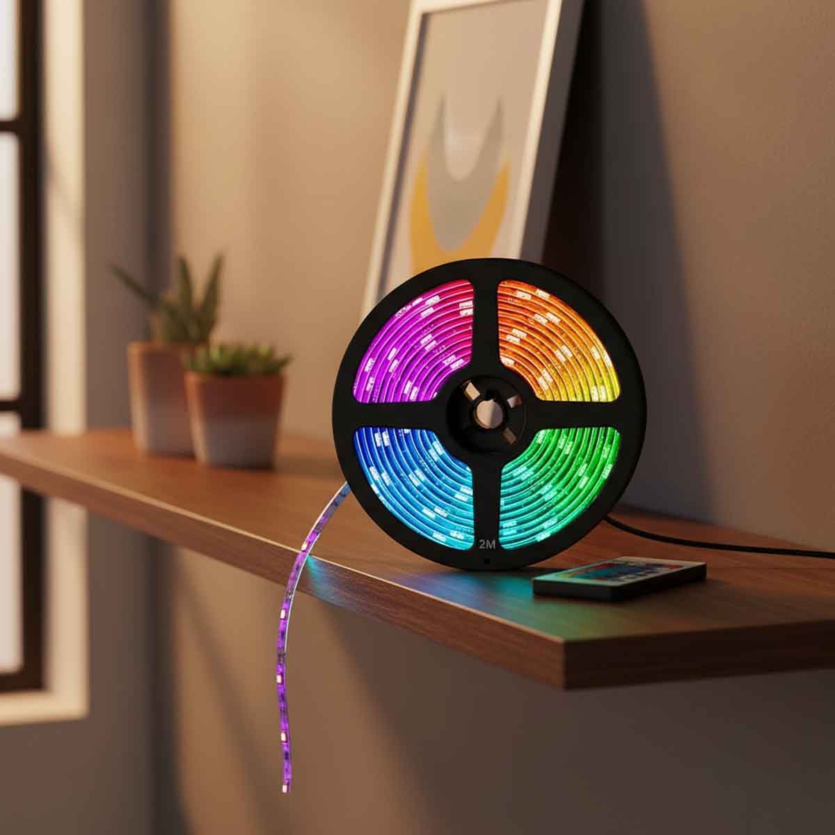 تويستد مايندز شريط إضاءة RGB بطول 2 متر لشاشات الألعاب والتلفزيون