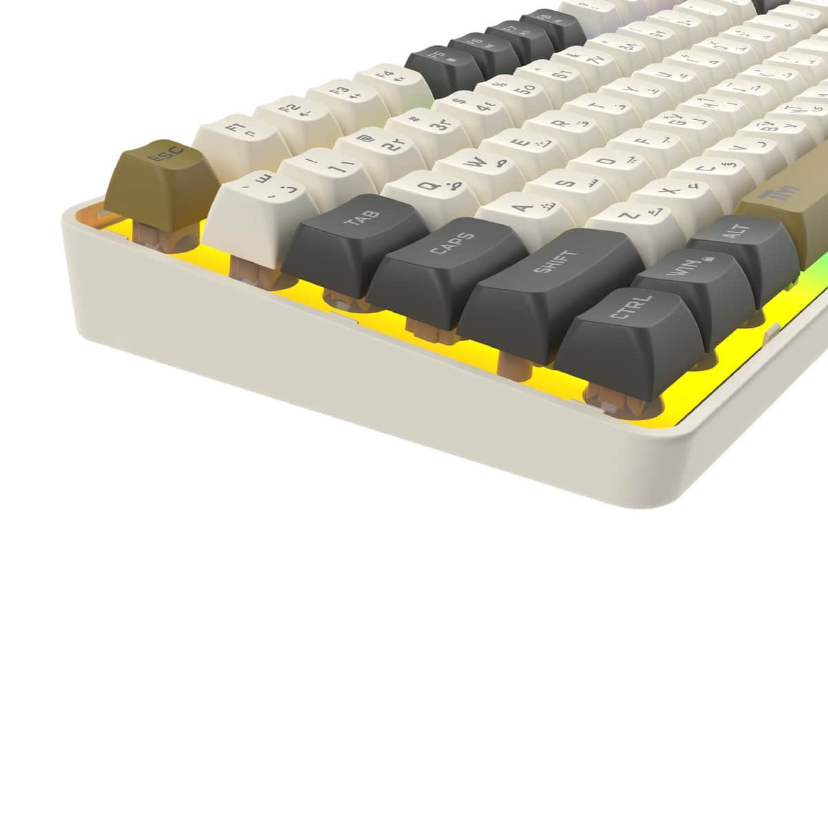 Twisted Minds Imperium Pro Series 75% 80-Key English/Arabic Wired Membrane Gaming Keyboard