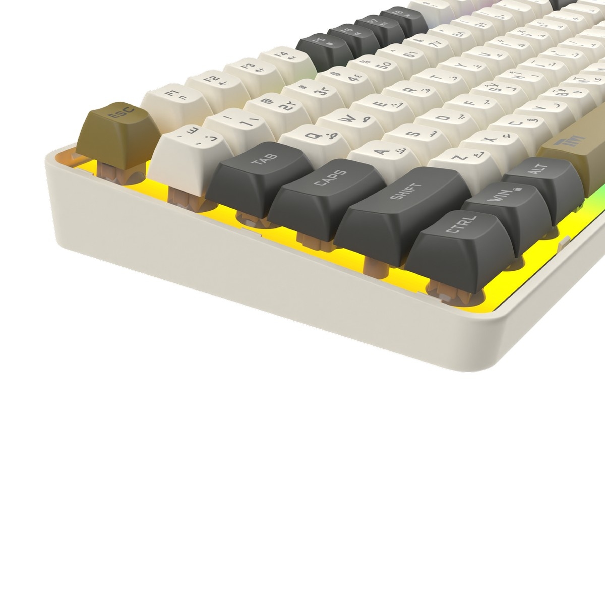 Twisted Minds Imperium Pro Series 75% 80-Key English/Arabic Wired Membrane Gaming Keyboard