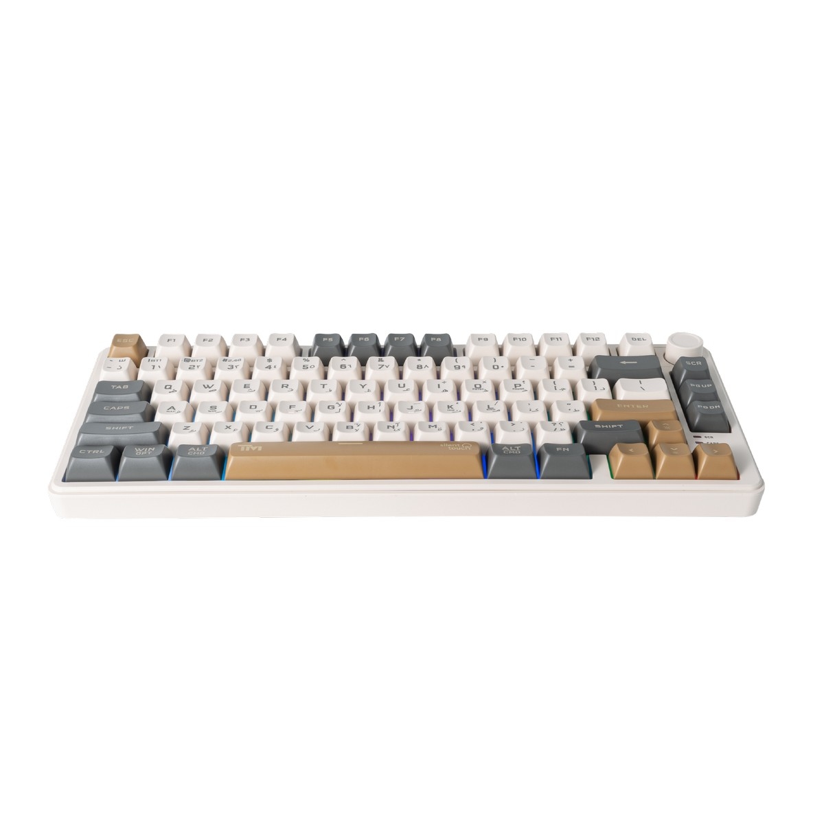 Twisted Minds Imperium Pro Series 75% 80-Key English/Arabic Wired Membrane Gaming Keyboard