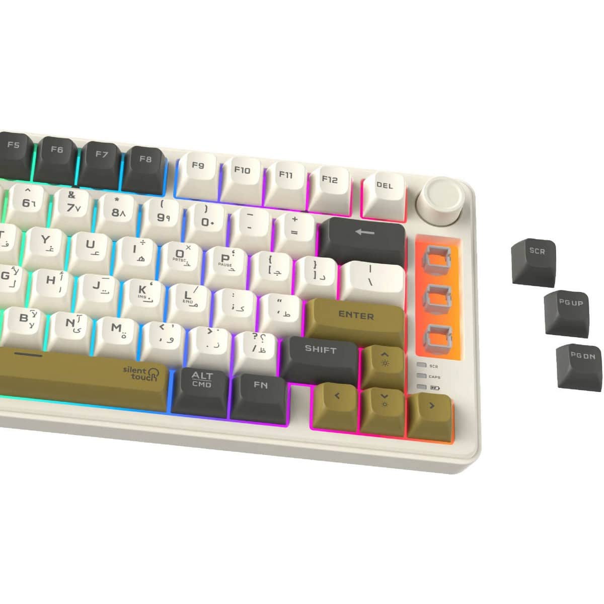 Twisted Minds Imperium Pro Series 75% 80-Key English/Arabic Wireless Membrane Gaming Keyboard