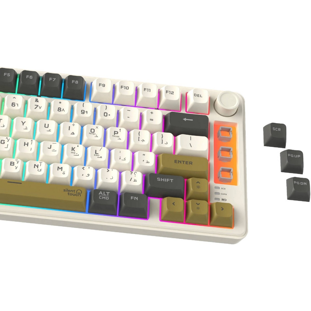 Twisted Minds Imperium Pro Series 75% 80-Key English/Arabic Wireless Membrane Gaming Keyboard