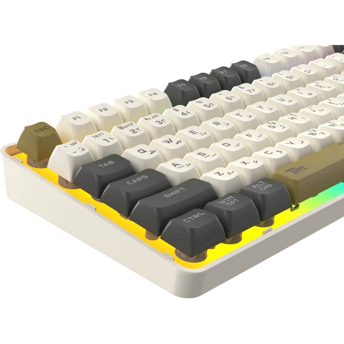 Twisted Minds Imperium Pro Series 75% 80-Key English/Arabic Wireless Membrane Gaming Keyboard