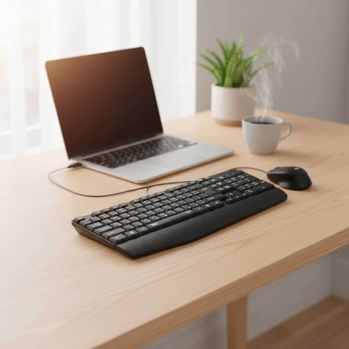 Twisted Minds K12 Kavara Series English/Arabic Wired Keyboard & Mouse Set