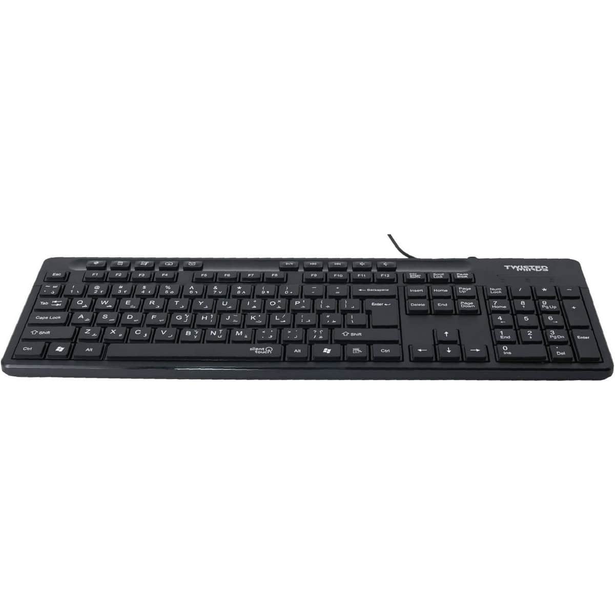 Twisted Minds K19 Kavara Series English/Arabic Wired Keyboard & Mouse Set