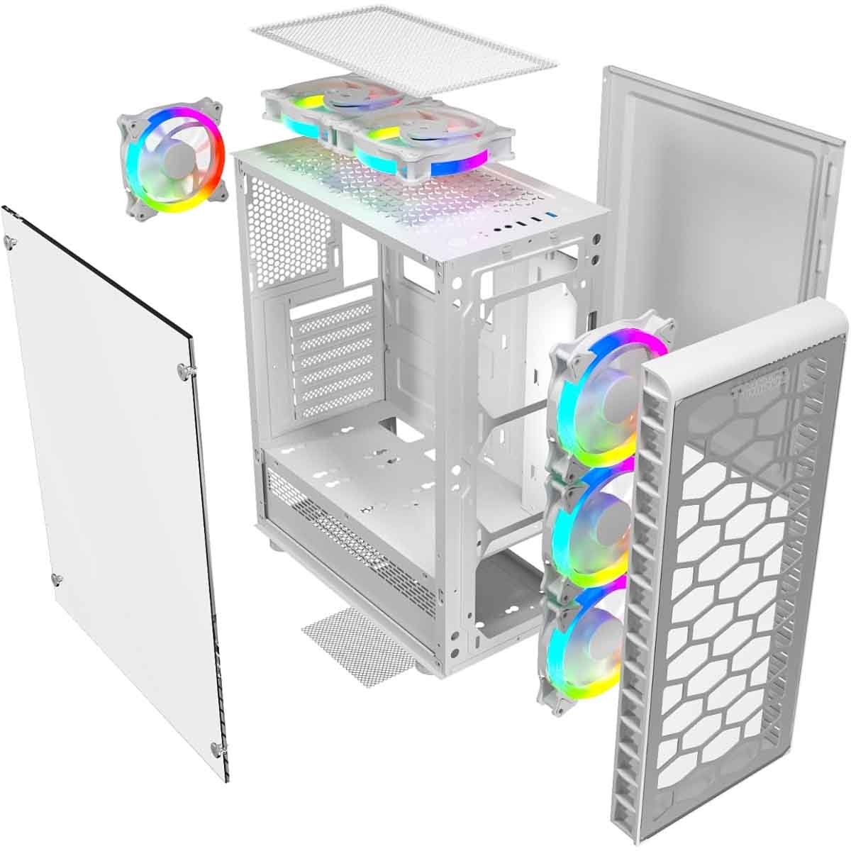 تويستد مايندز كيلستريك-03 أبيض كيس كمبيوتر ألعاب متوسط الحجم