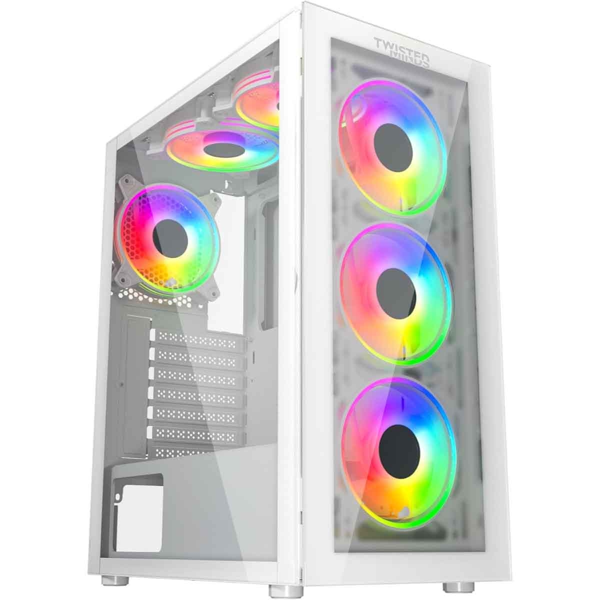 تويستد مايندز مانيك شوتر-03 أبيض كيس كمبيوتر ألعاب متوسط الحجم