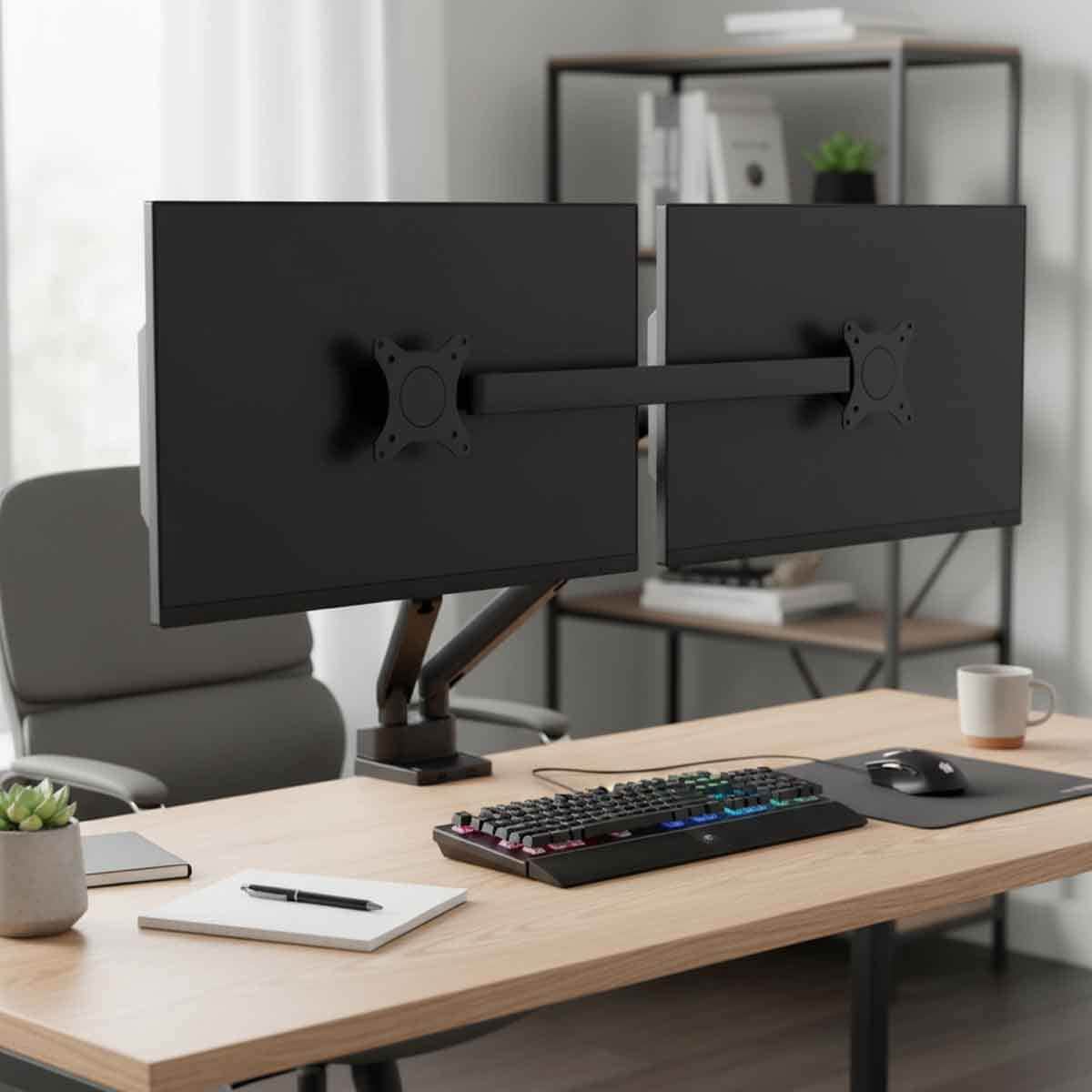 تويستد مايندز حامل ذراع شاشة احترافي RGB للألعاب بنظام زنبركي