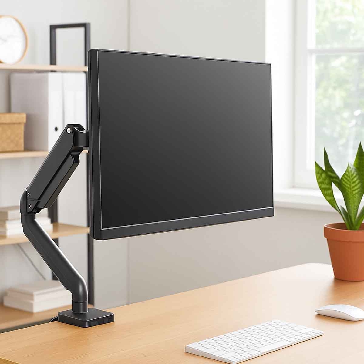 تويستد مايندز حامل شاشة واحدة نحيف ثقيل بنظام نابض ميكانيكي