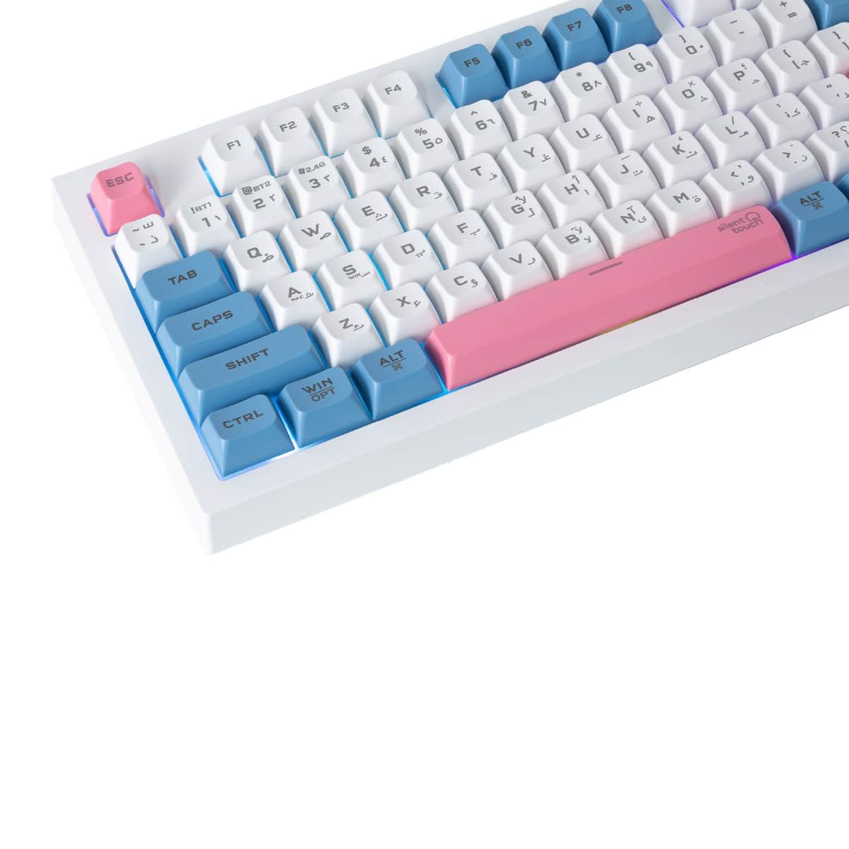Twisted Minds Spectrum Pro Series 75% 87-Key English/Arabic Wireless Membrane Gaming Keyboard