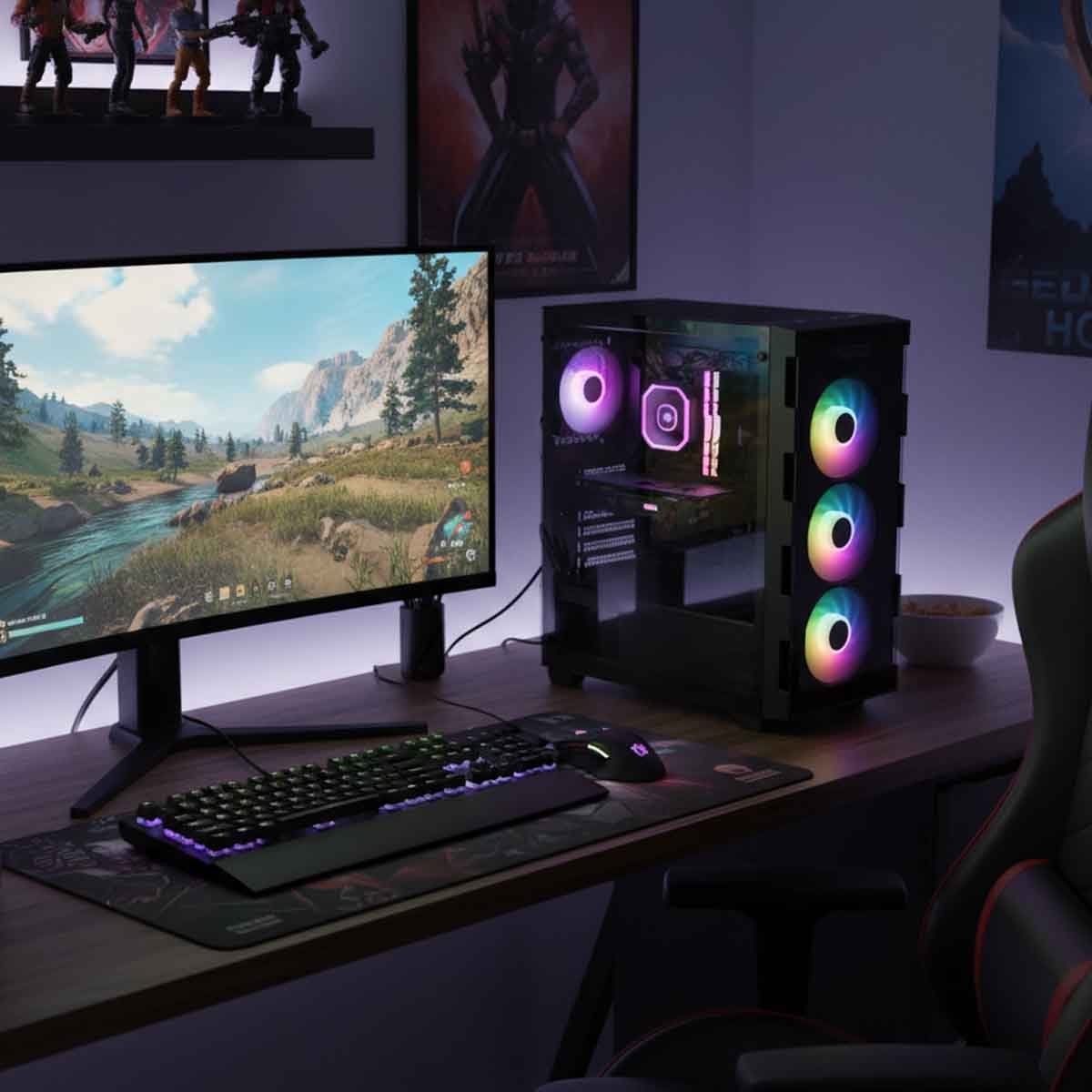 Twisted Minds Black Titan Mid-Tower Gaming PC Case