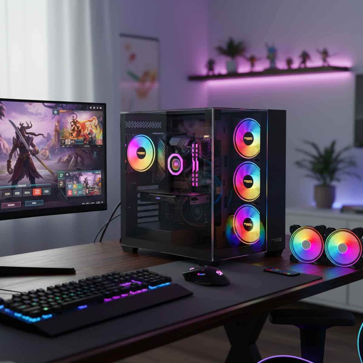 Twisted Minds Black Warden Rider Mid-Tower Gaming PC Case