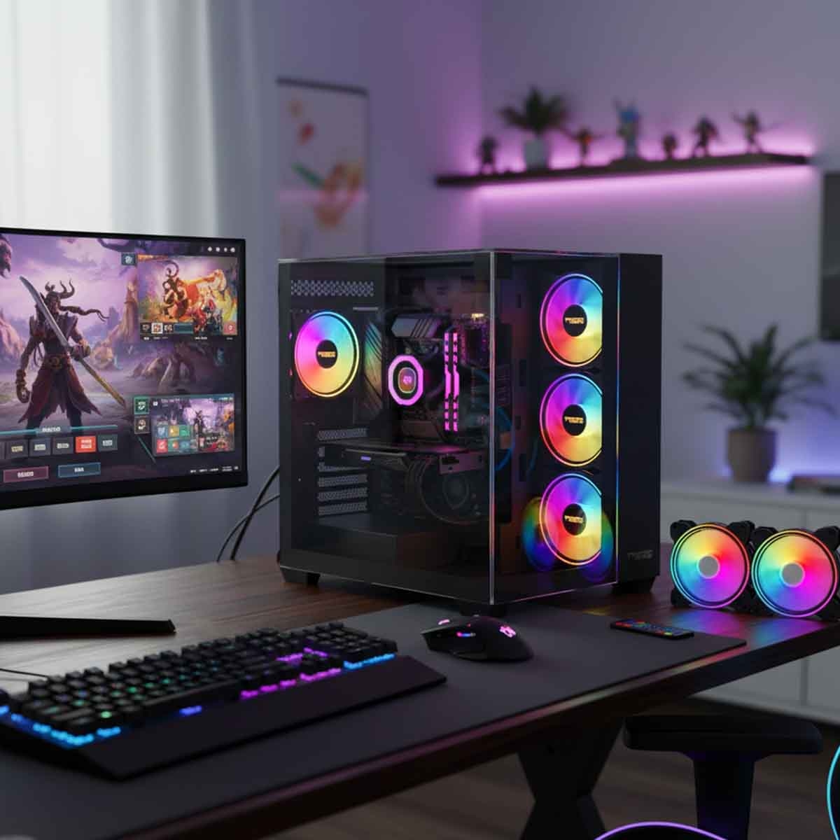 Twisted Minds Black Warden Rider Mid-Tower Gaming PC Case