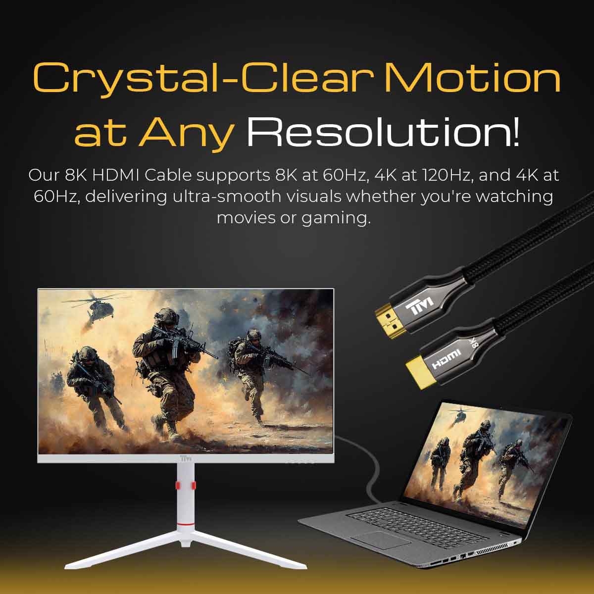 Twisted Minds Zinc Alloy 8K HDMI Braided Cable
