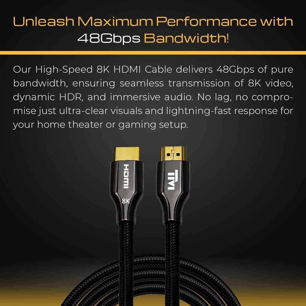 Twisted Minds Zinc Alloy 8K HDMI Braided Cable
