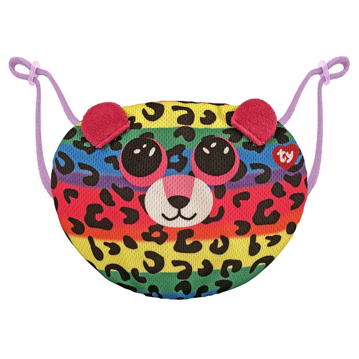 تاي بياني بو كمامة وجه ليوبارد دوتي للجنسين من عمر 3-4 سنوات