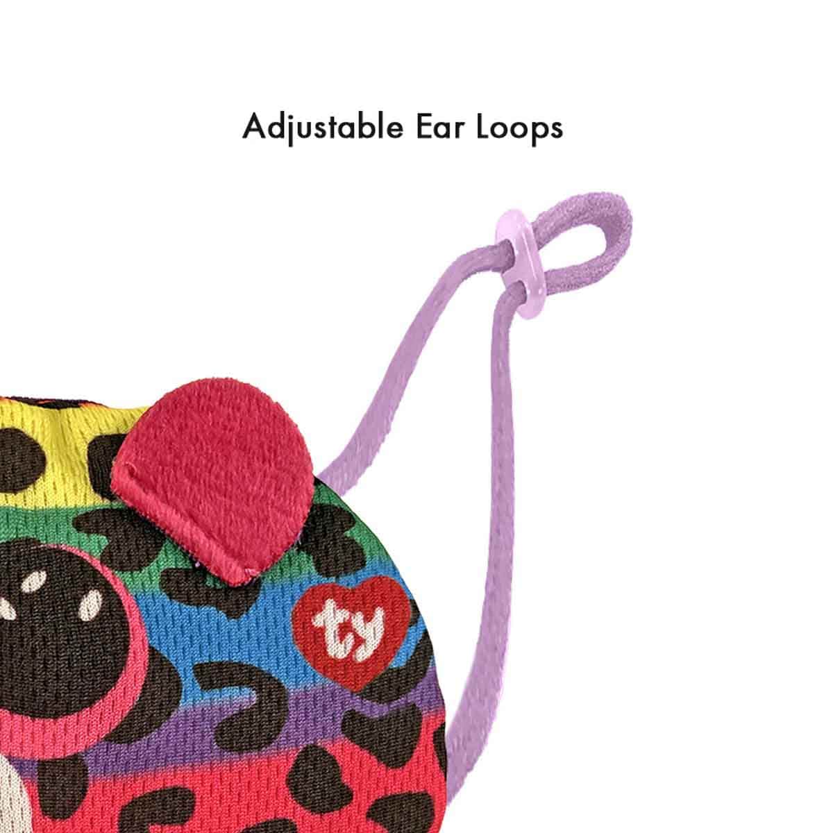 Ty Beanie Boo Leopard Dotty Face Mask Unisex, 3-4 Years