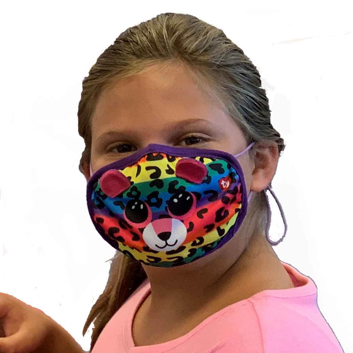 Ty Beanie Boo Leopard Dotty Face Mask Unisex, 3-4 Years