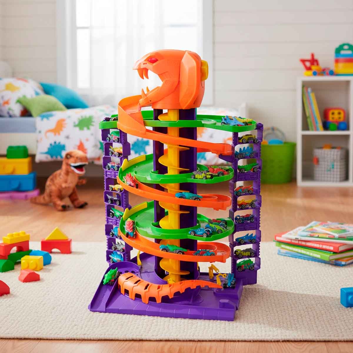 تيمسترز مجموعة بيست ماشين فوضى الكوبرا مع سيارة للجنسين، 3-4 سنوات