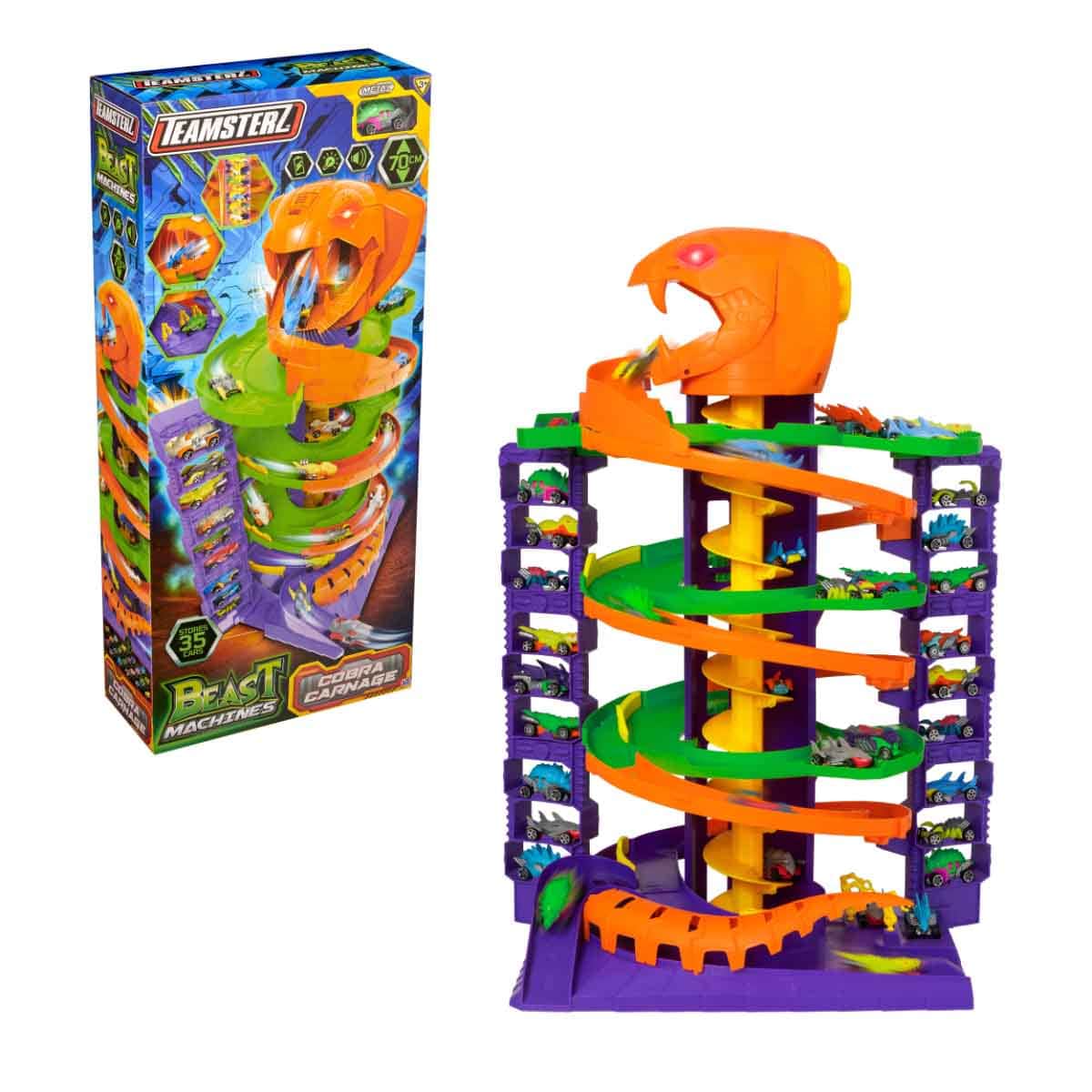 Teamsterz Beast Machine Cobra Carnage & Car Playset Unisex, 3-4 Years