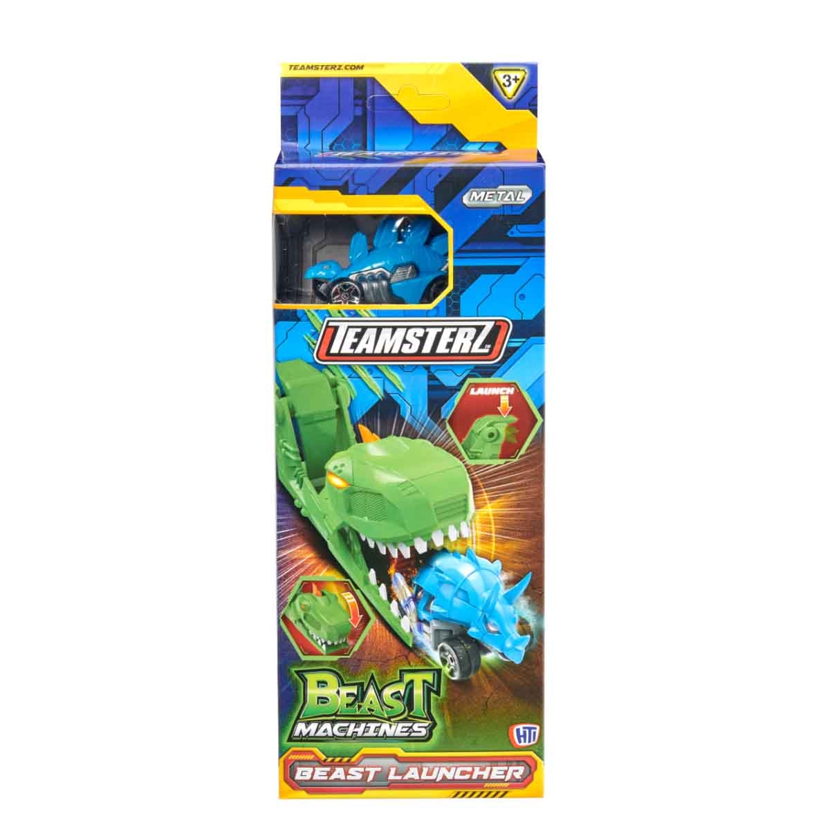 Teamsterz Beats Machines Dino Launcher & Car Playset Unisex, 3-4 Years