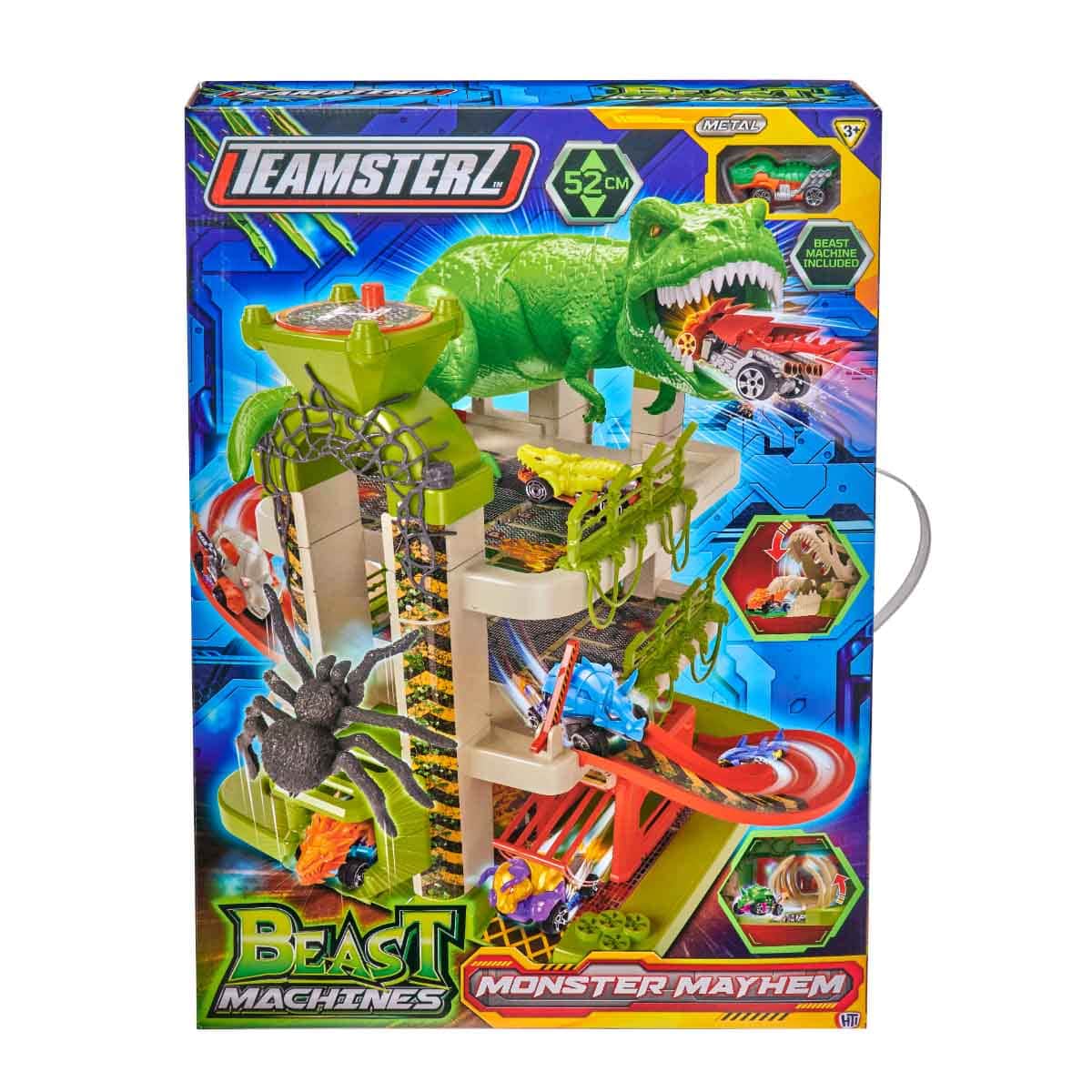 Teamsterz Beast Machine Monster Mayhem & Car Playset Unisex, 3-4 Years
