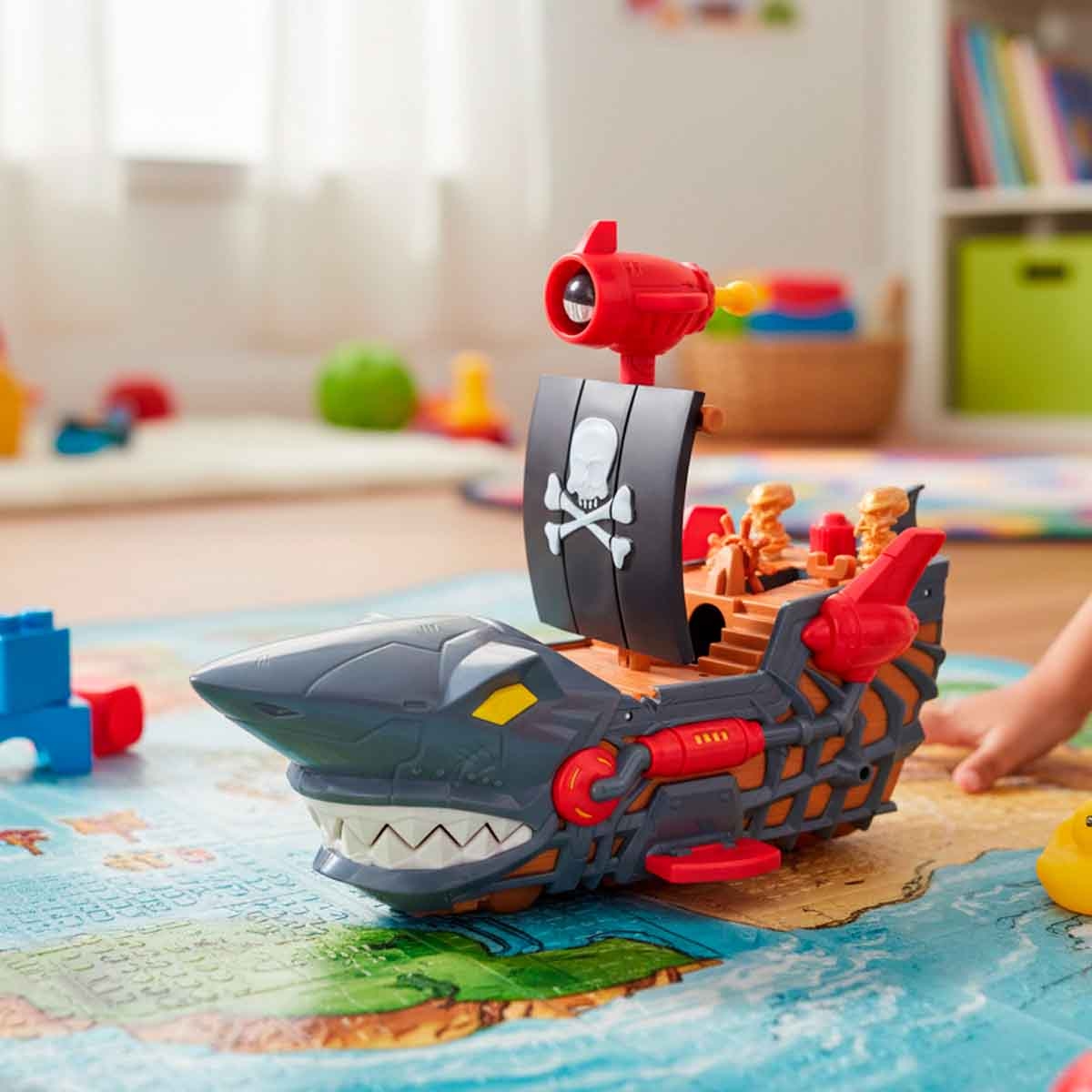 تيمسترز مجموعة بيست ماشين سفينة القراصنة مع سيارة للجنسين، 3-4 سنوات